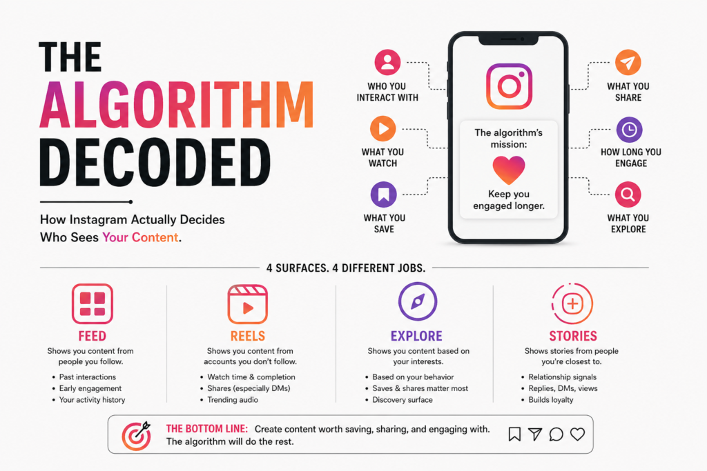 The Algorithm Decoded — How Instagram Actually Decides Who Sees Your Content